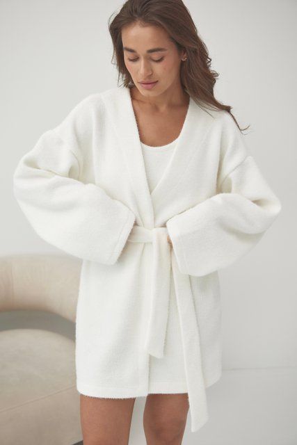Халат ALPACA молочний  6006-1 фото