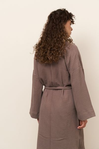Халат muslin мокко  4007-3 фото